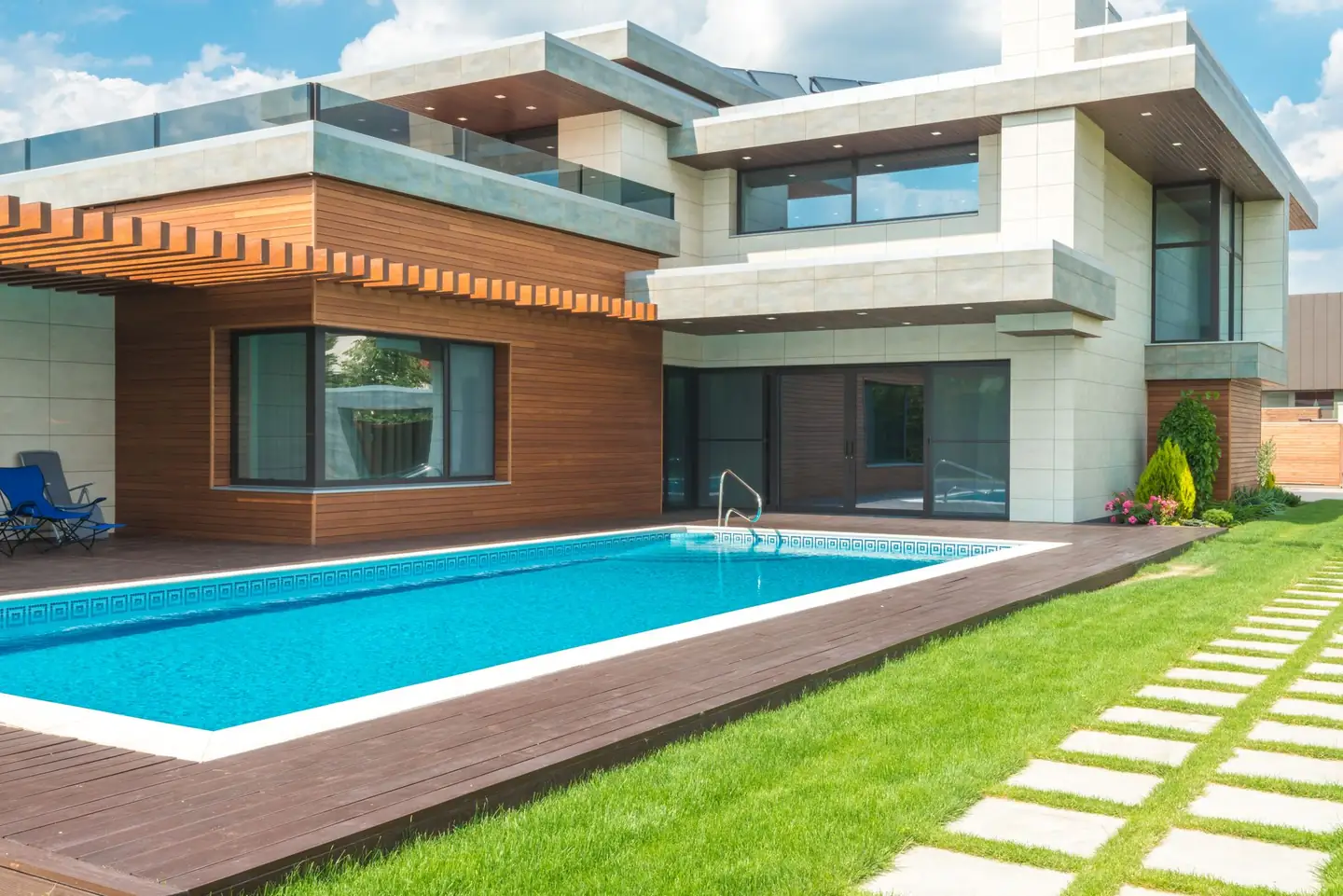 Swimming pool built in Hexham, NSW